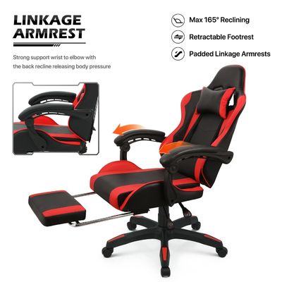 ALINUNU メール 梱包 ゲーミング チェア 大人用 レーザー エルゴノミック コンピュータ レーシング ビデオ PC