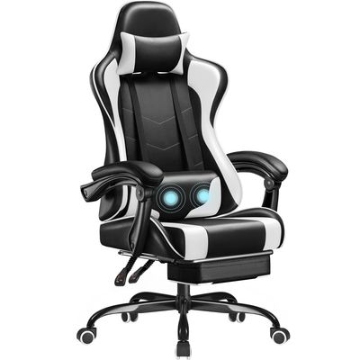 ALINUNU ゲームチェア 腰筋支柱またはゲームルーム リビングルーム 18.5&quot;D x 23.6&quot;W x 50.4&quot;H