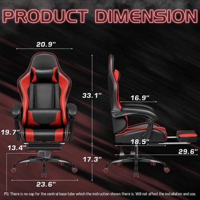 ALINUNU ゲームルーム用のカスタムレーシングレイザーゲームチェア