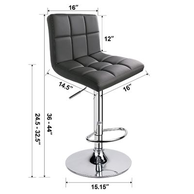 調整可能な回転バーストール 裏 ALINUNU モダンデザイン 商用家具