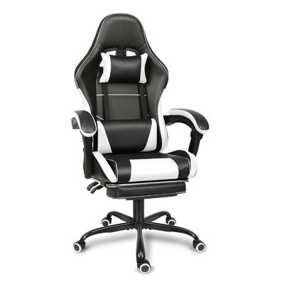 エルゴノミックなデザイン 腰筋の支えと足元付きの高度調整可能なゲームチェア