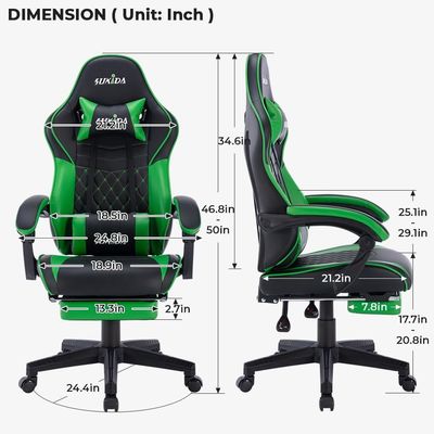 OEM ODM オーダーメイド モダン スコーピオン ゲームチェア レザー エルゴノミック スピーブル コンピュータ シート
