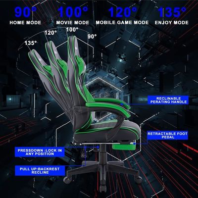 OEM ODM オーダーメイド モダン スコーピオン ゲームチェア レザー エルゴノミック スピーブル コンピュータ シート