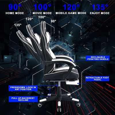 革 エルゴノミック ゲーマー シート コンピュータゲームルーム用 モダン スコーピオン ゲーミング シート