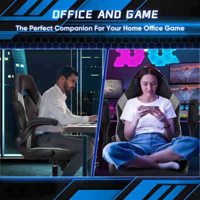 高さ調節可能 エルゴノミックゲームチェア ビデオゲーム用 コンピュータオフィスチェア