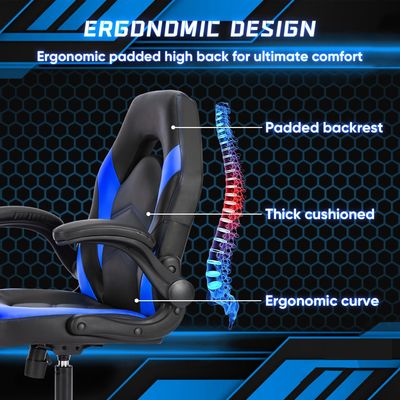 OEM エルゴノミック スイバーゲームチェア 大型と高い高さ調整可能なビデオゲームチェア