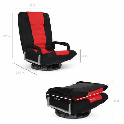カスタマイズされたカラー回転ゲームチェア 郵便包装 Y 360度 多目的床椅子