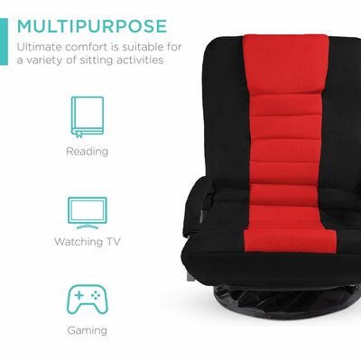 カスタマイズされたカラー回転ゲームチェア 郵便包装 Y 360度 多目的床椅子