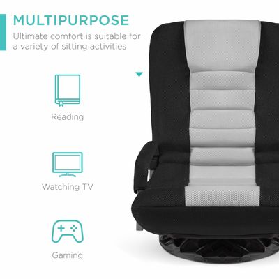 スワイベルゲームチェア 360度 多目的床チェア ロッカー テレビ カスタマイズされた色