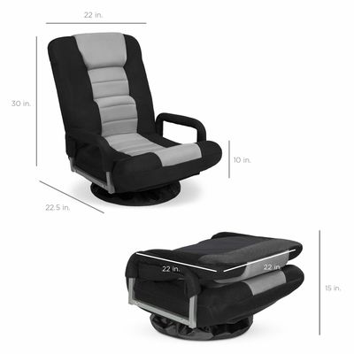 スワイベルゲームチェア 360度 多目的床チェア ロッカー テレビ カスタマイズされた色