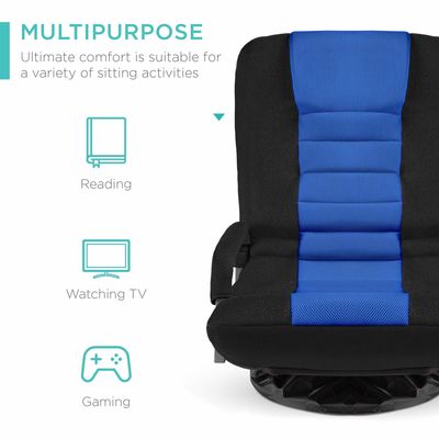 郵便包装 ALINUNU スワイベルゲームチェア 360度 多目的床チェア テレビ用ローカー