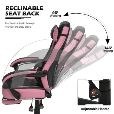 ALINUNU Racing Style パーソナライズされた色とエルゴノミックなデザインのPU革ゲームチェア
