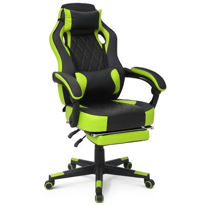 ALINUNU レーシングスタイル PU ゲームチェア モダンなデザインのエルゴノミックなコンピュータチェア