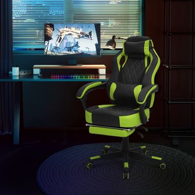 ALINUNU レーシングスタイル PU ゲームチェア モダンなデザインのエルゴノミックなコンピュータチェア