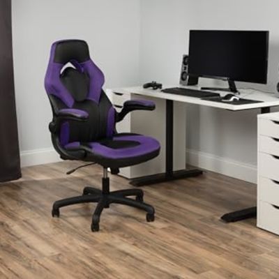 コンピュータゲームルーム エルゴノミック ゲーミングチェア 高背筋 レーシングスタイル 360回転式 PC デスク用