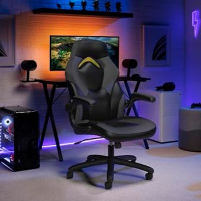 レザー レーシング スタイル 高背筋 ゲーム チェア エルゴノミクス 360 回転式 PC コンピュータ デスク チェア