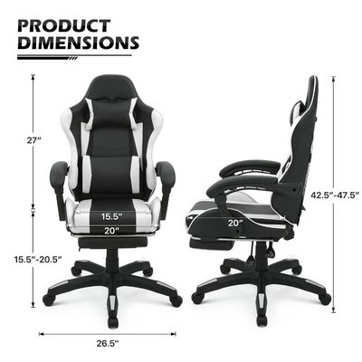 オーダーメイド OEM ODM スワイベルチェア ALINUNU コンピュータゲームチェア ヘッドレストと腰部