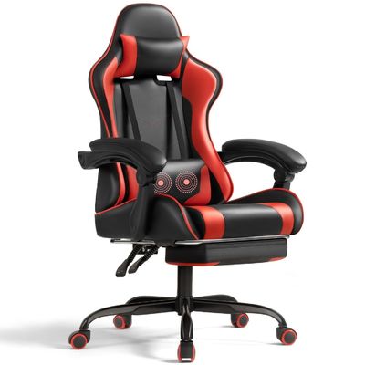 スピーベルチェア ALINUNU マッサージと腰部支柱付き エルゴノミックコンピュータゲームチェア