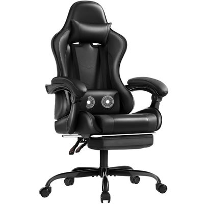 モダンスタイル エルゴノミック コンピュータゲームチェア 足のリストとマッサージ 腰のサポート
