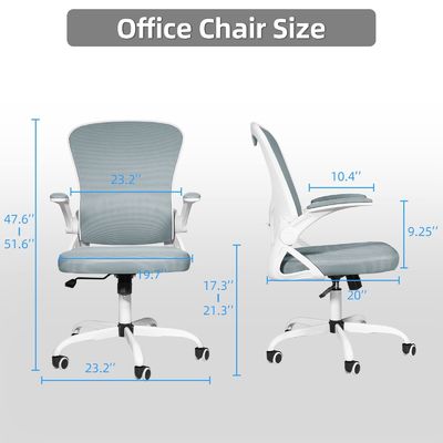 高さ調節可能な網状オフィスチェア 21&quot;D x 24&quot;W x 43&quot;H メタル構造