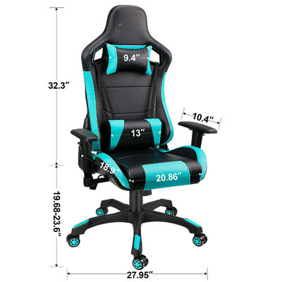 ALINUNUのハイバックPU革回転ゲームチェアで ゲームのセットアップをアップグレードします