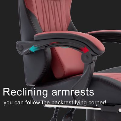 スピーベルチェア ALINUNU ヘッドレストと腰筋支柱付き エルゴノミックコンピュータゲームチェア