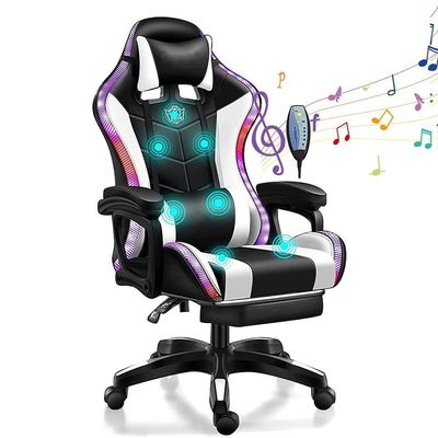 モダンスタイル ALINUNU RGBゲームチェア 360回転機能とマッサージ機能
