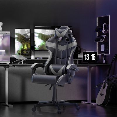 究極のゲーム体験 PUゲームチェアを マッサージ 33&quot;D x 24&quot;W x 49.2&quot;H