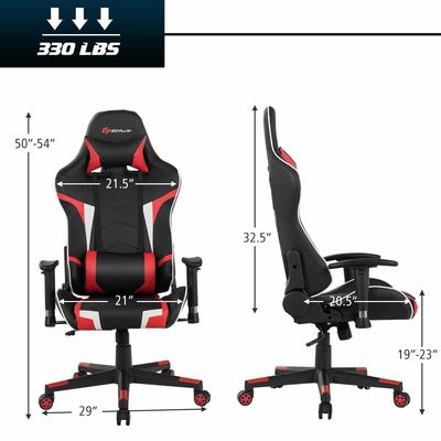 高さ調整可能なコンピュータゲームレースチェア オフィス用 エルゴノミックゲームチェア