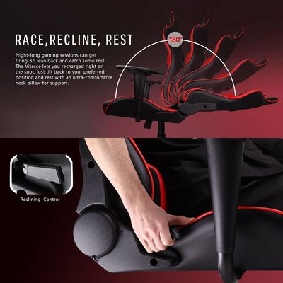 ALINUNUCカスタマイズされたサービス エルゴノミックレースゲームチェア 調整可能な高さと背中