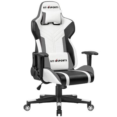 Y 郵便包装 エグゼクティブ スウィーブル レザー オフィス チェア 腰部 サポート と ヘッドレスト
