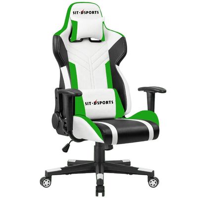 Y 郵便包装 エグゼクティブ スウィーブル レザー オフィス チェア 腰部 サポート と ヘッドレスト