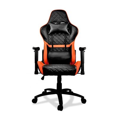 調整可能な回転式高背オフィスチェア ゲーマー レーシングスタイル レザー モダンチェア