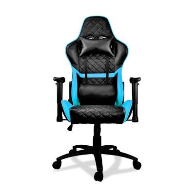 調整可能な回転式高背オフィスチェア ゲーマー レーシングスタイル レザー モダンチェア