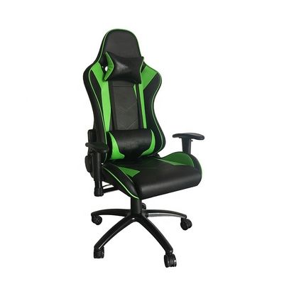 オフィス家具 調整可能な腕前と高さの緑色エルゴノミック回転式ゲームチェア