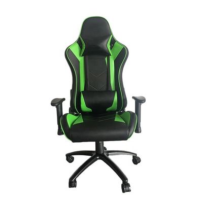 オフィス家具 調整可能な腕前と高さの緑色エルゴノミック回転式ゲームチェア