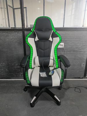 RGBライトとスピーカーの取り外しカバー合成革ゲームマッサージチェア