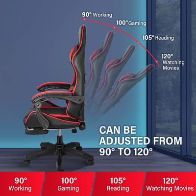 モダンデザイン レーシング PC パソコンゲームチェア 脚と頭支度 33.95ポンド