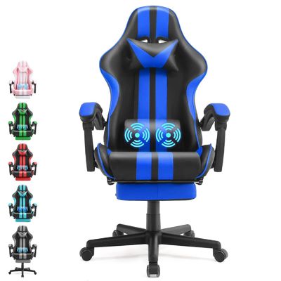 ヘッドレストと腰筋のサポートのエルゴノミックレーススタイルのゲームチェア 300ポンド容量