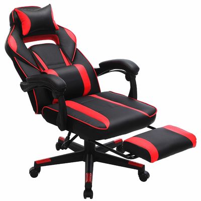 脚の支架の傾斜メカニズムと腰筋のサポートを持つレースゲームチェア 旋回チェアスタイル