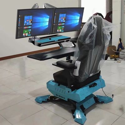 メタル・コックピット ワークステーション リクライナー ゼロ重力設計のゲームコンピュータチェア