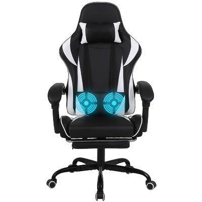 鉄背の高いレーススタイル エルゴノミクスゲームチェア 腰筋の支えと足元