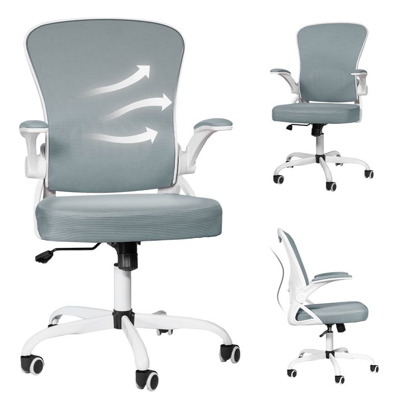 高さ調節可能な網状オフィスチェア 21&quot;D x 24&quot;W x 43&quot;H メタル構造