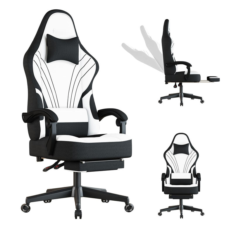 ホーム オフィス 足元付きゲームチェア 製品寸法 25&quot;D x 23&quot;W x 53&quot;H
