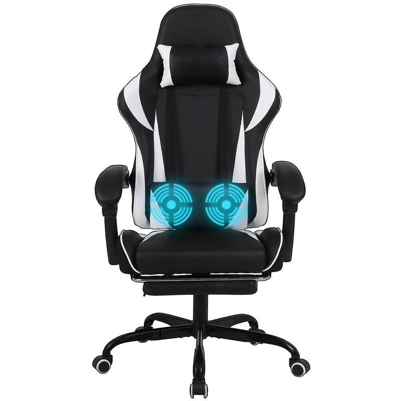 鉄背の高いレーススタイル エルゴノミクスゲームチェア 腰筋の支えと足元
